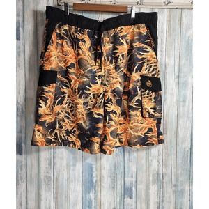Legendary Whitetails Blaze Camo Men's Swim Shorts XL New